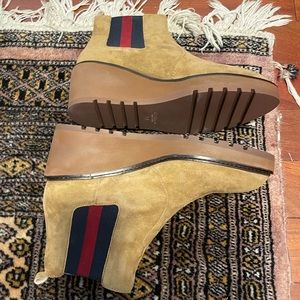 Never Worn Wedge Booties